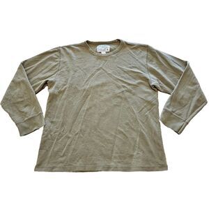 Steve & Barrys Mens Crewneck Thermal Size X-LARGE Cotton Stretch Long Sleeve